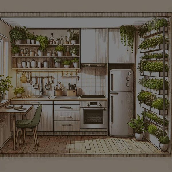 What's the Best Method to Integrate a Vertical Herb Garden in a Compact Apartment Kitchen?