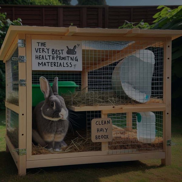 What Is the Best Material for a DIY Rabbit Hutch That Promotes Good Health?