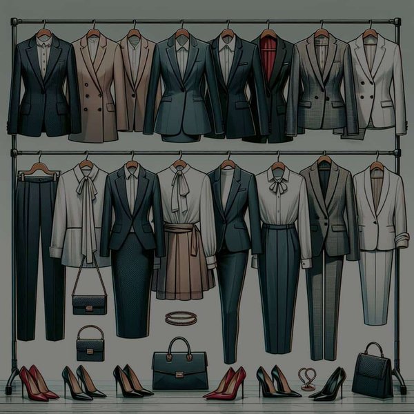 What Are the Key Pieces for Creating a Power Suit Ensemble for Women in Leadership Roles?